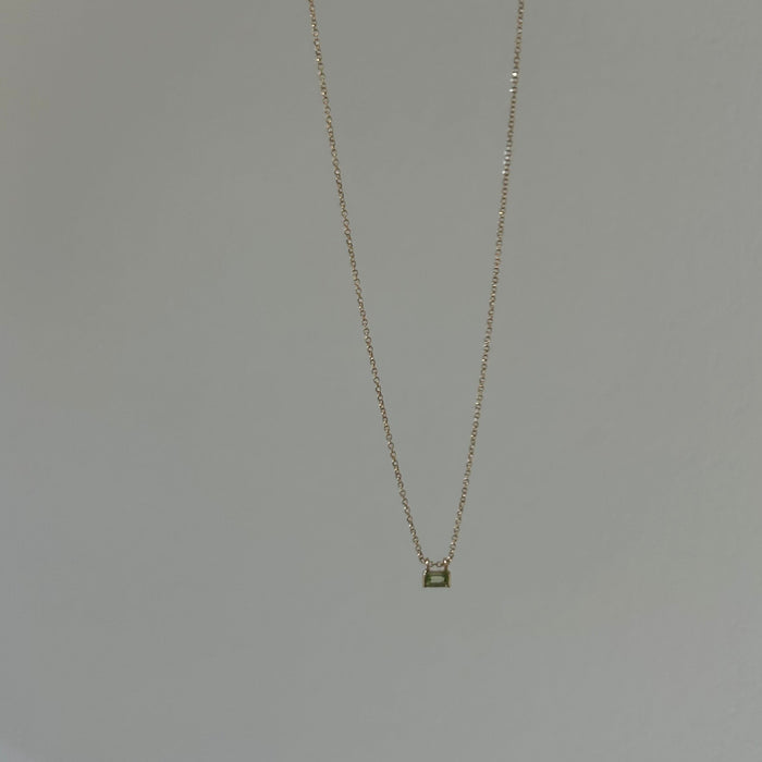 Peridot on Gold